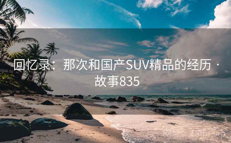 回忆录：那次和国产SUV精品的经历 · 故事835